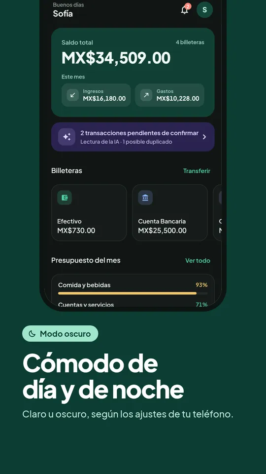 Modo oscuro