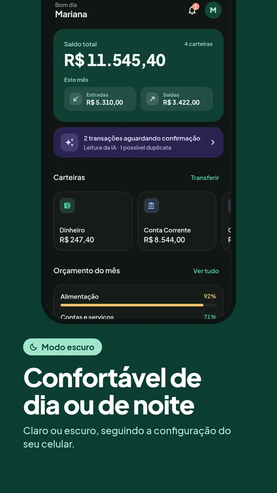 Modo escuro